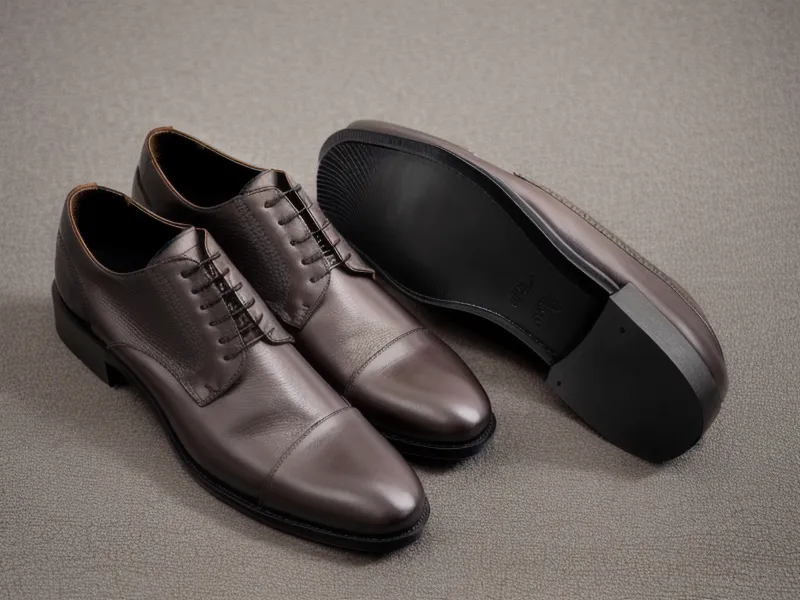 Gros plan de chaussures sur une moquette de bureau symbolisant l'ancrage physique lors d'un stress.