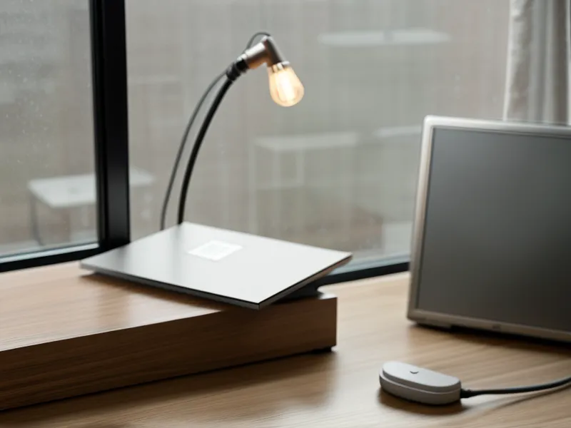 Écran d'ordinateur de bureau avec affichage sobre et lumière douce